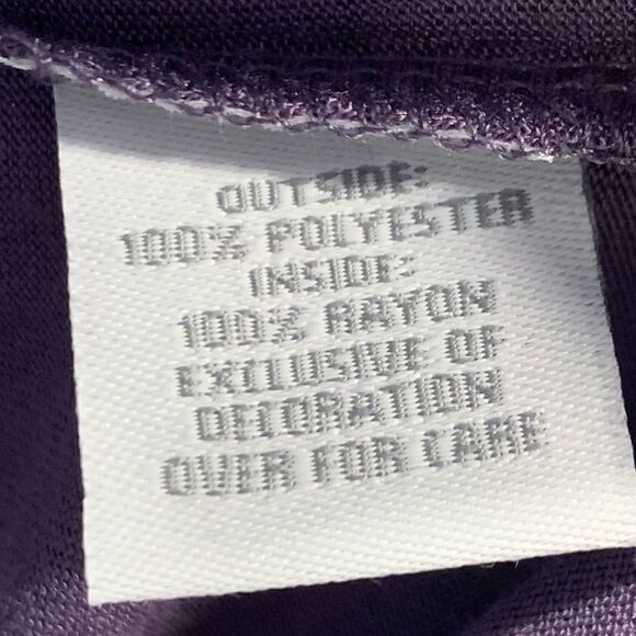 NWT relativity lavender tank top with sheer overlay size L - Picture 6 of 12